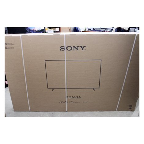 Sony | KD75X75WL | 75" (189 cm) | Android | QFHD | Czarny | USZKODZONE OPAKOWANIE